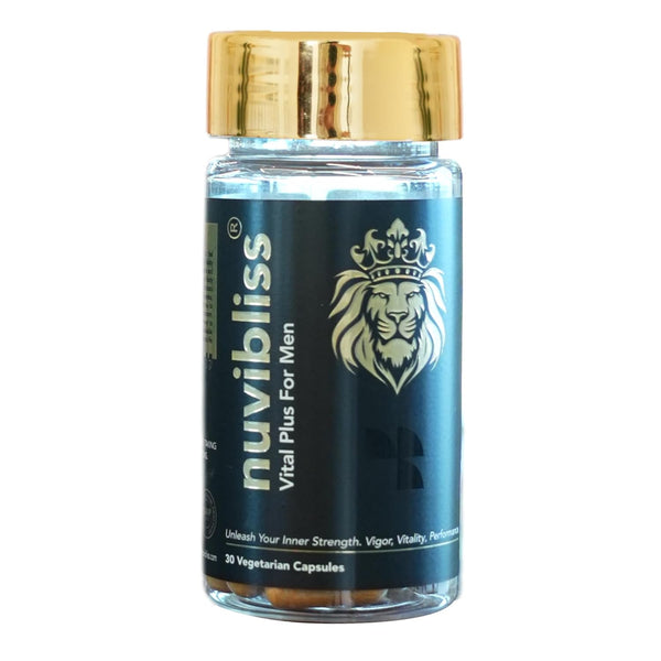 Vital Plus For Men | Ayurvedic Herbal Supplement with Traditional Ingredients | Daily Support for Energy & Wellness | 30 Vegetarian Capsules